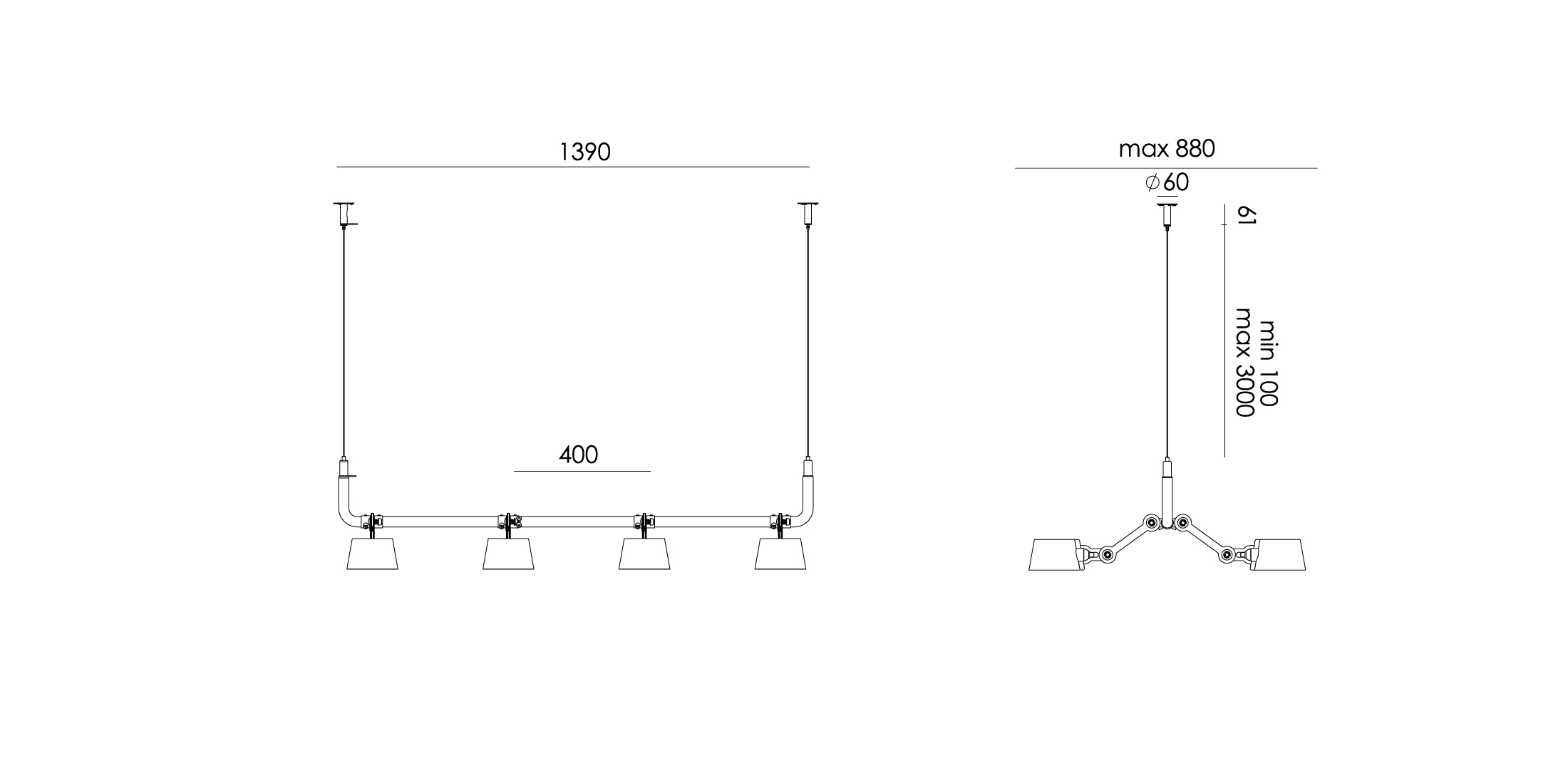 BOLT 8-PACK PENDANT