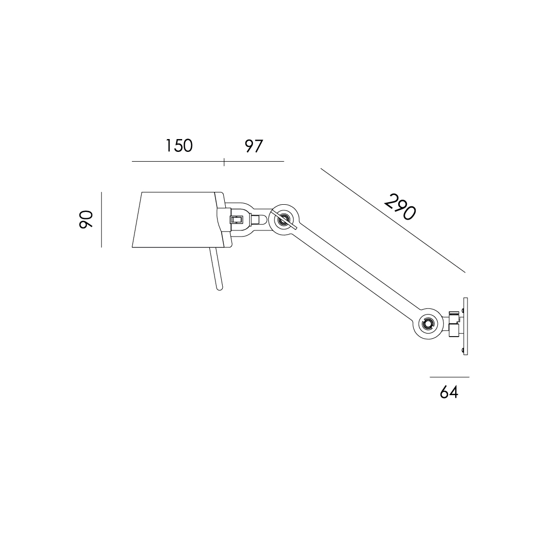 SET 2 x bolt bed sidefit