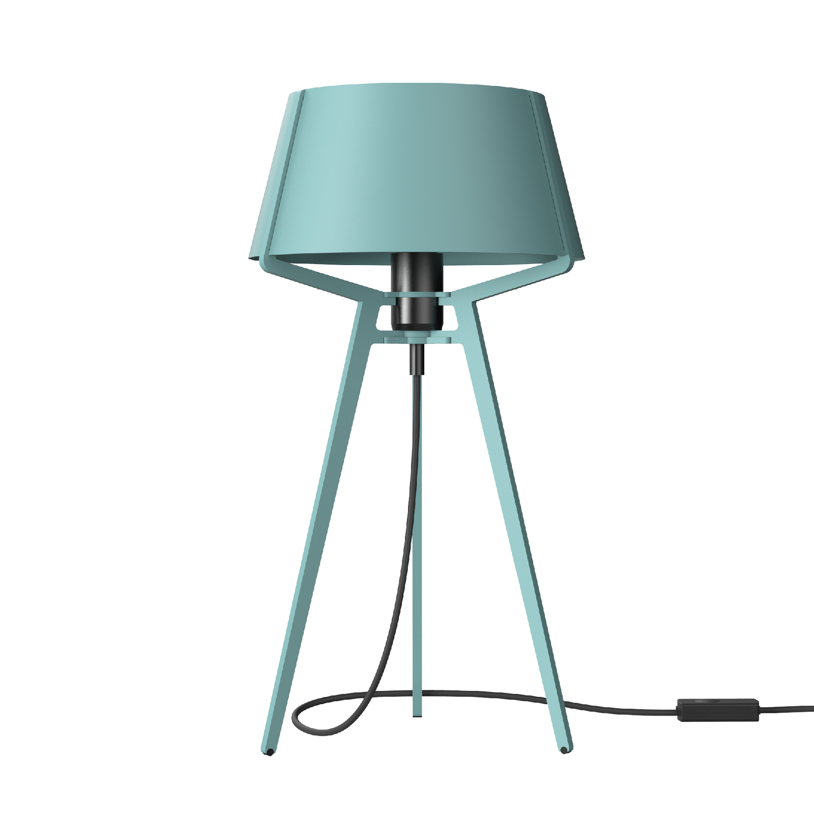 Weggelaten Higgins Ambtenaren bella table | ice blue | black aluminum | 1674