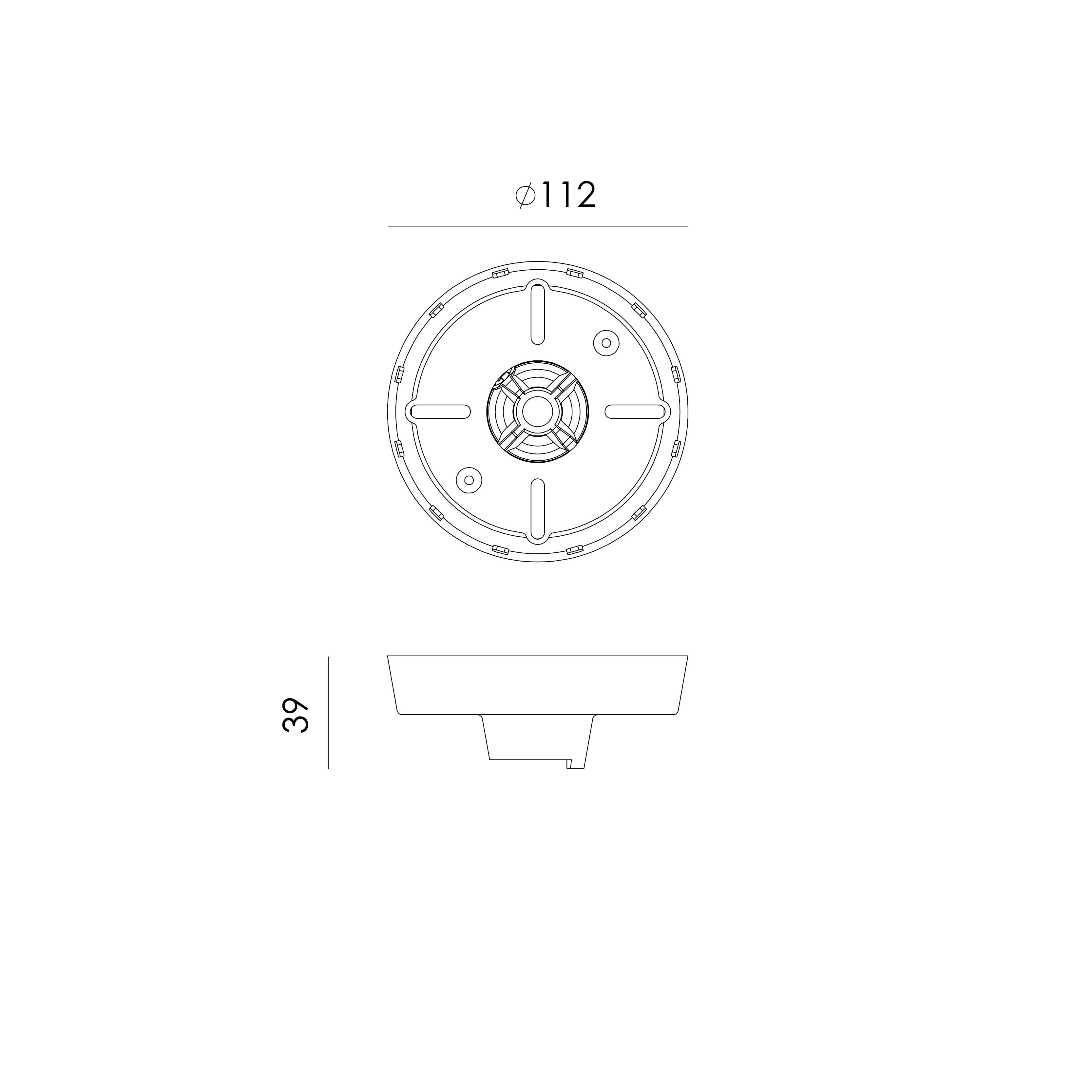 bolt ceiling 2arm upperfit