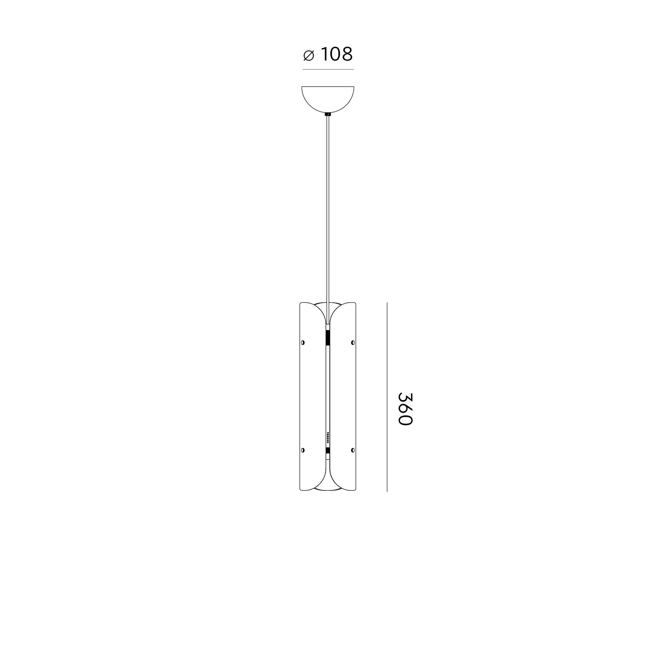 razor pendant vertical