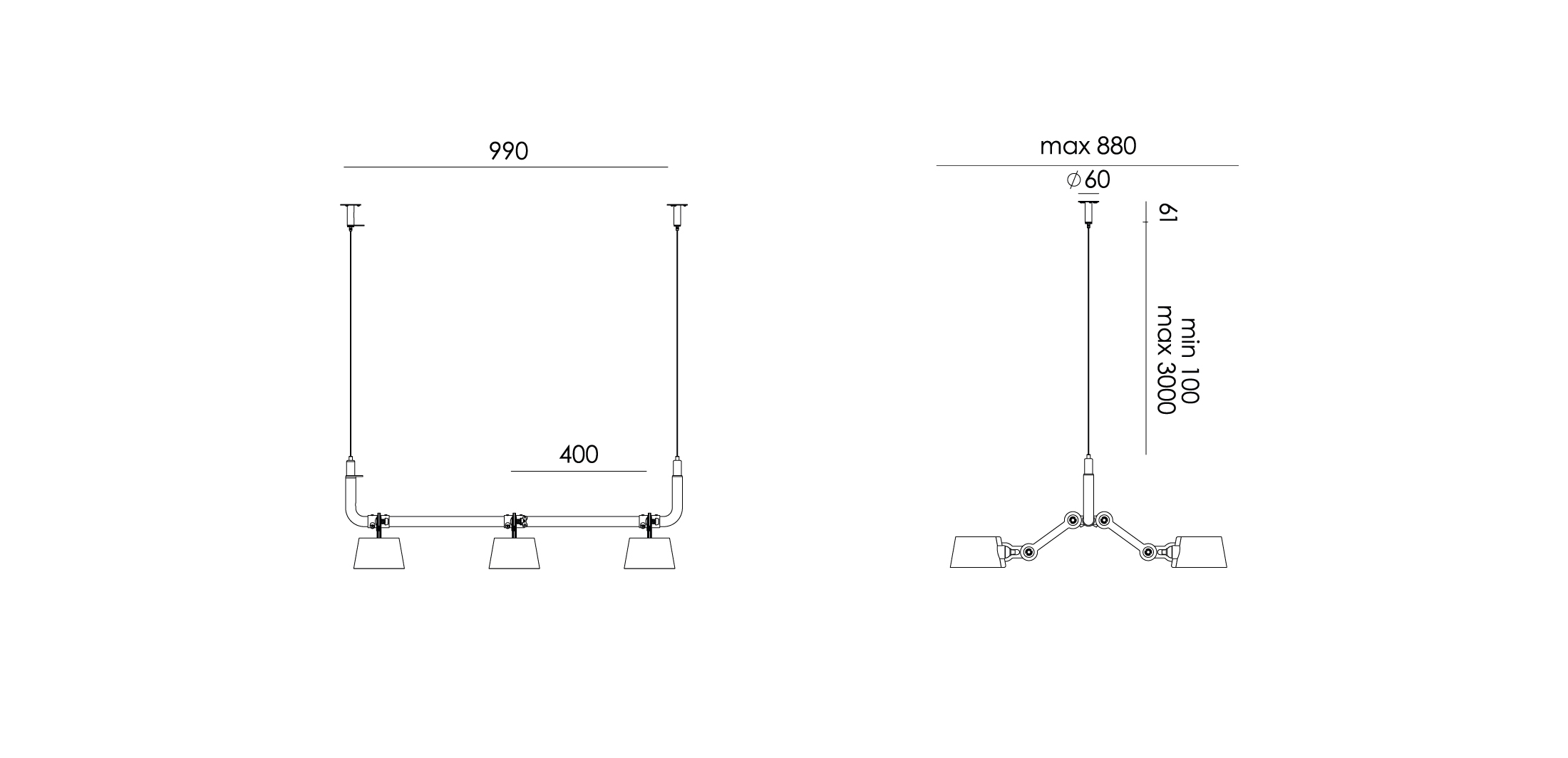 bolt 6-pack pendant